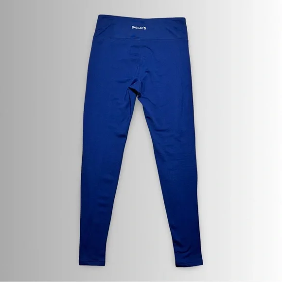 Baleaf Deep Blue High Rise Leggings, Wide Waistband, 5 Pockets, Doesn’t Ride Up - Picture 5 of 9